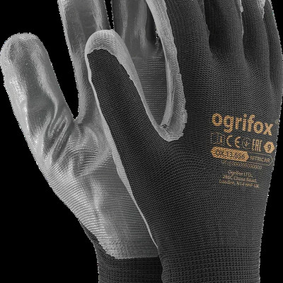 Рукавички робочі Ogrifox OX-LATEKS з покриттям спіненого латексу, REIS (розмір 9, 10)