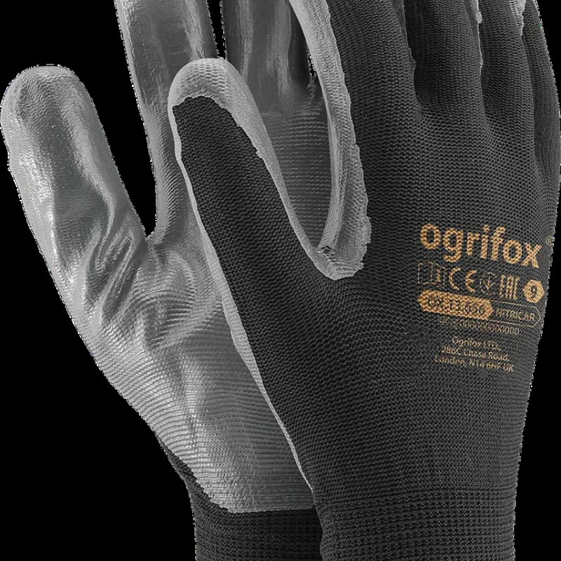 Рукавички робочі Ogrifox OX-LATEKS з покриттям спіненого латексу, REIS (розмір 9, 10)