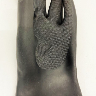 Рукавички латексні, хімстійкі  до 50% довжина 32см товщ. 0,6 мм, К50% Щ50% (перчатки кщс, перчатки химстойкие)