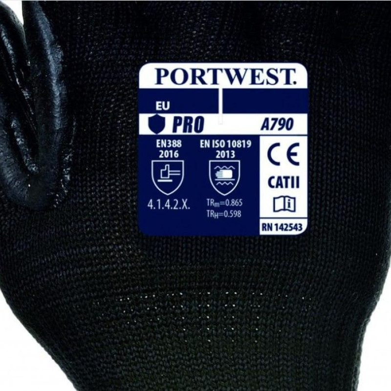 ПЕРЧАТКИ АНТИВИБРАЦИОННЫЕ PORTWEST CERVA  ATTHIS , рукавички антивібраційні , робочі рукавиці антивібраційні