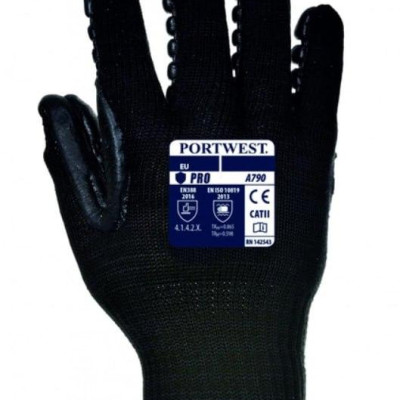 ПЕРЧАТКИ АНТИВИБРАЦИОННЫЕ PORTWEST CERVA  ATTHIS , рукавички антивібраційні , робочі рукавиці антивібраційні