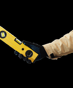 Перчатки робочие с пвх точкой , цвет черній , рукавички робочі з пвх крапкою, колір чорний