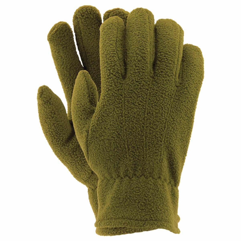 Рукавиці флісові RPOLAREX B, рукавички зимові, рукавички фліс чорні REIS POLAND RPOLAREX B