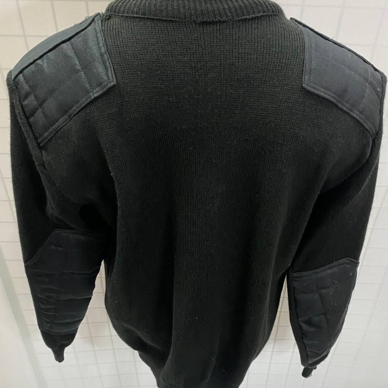 Светр формений чорний, тк. напіввовна, 'Охранник' горловина кругла гумка, светр поліція