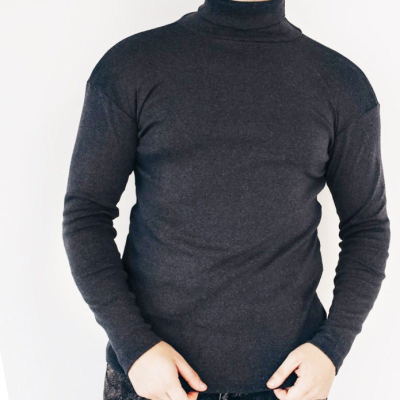 Гольф утеплений темно сірий, 80б/в 20пзі, гольф чоловічий зимовий колір темно-сірий