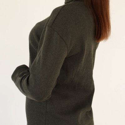 Гольф утеплений жіночий оливковий , 80б/в 20пє, гольф зимний цвет оливковый ХАКИ