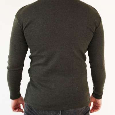 Гольф утеплений оливковий, 80б/в 20пє, гольф чоловічий зимовий цвіт оливкової ХАКИ