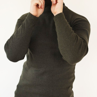 Гольф утеплений оливковий, 80б/в 20пє, гольф чоловічий зимовий цвіт оливкової ХАКИ