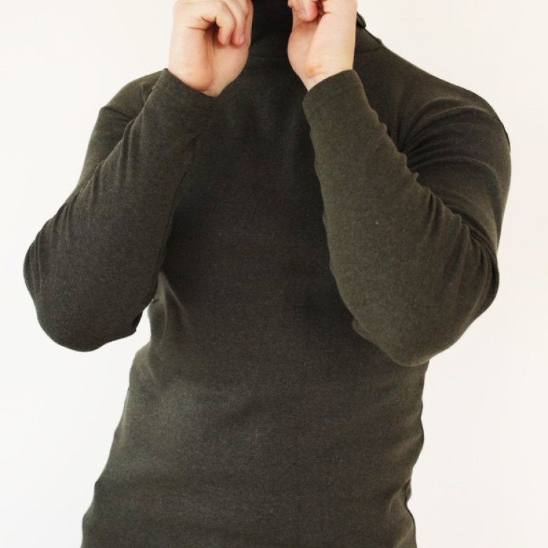 Гольф утеплений оливковий, 80б/в 20пє, гольф чоловічий зимовий цвіт оливкової ХАКИ