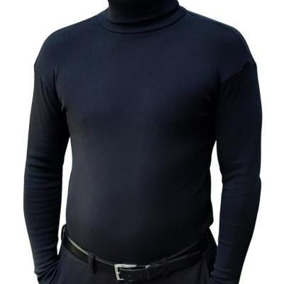 Гольф зима для охорони, колір чорний, гольф утеплений, гольф зимовий 3XL