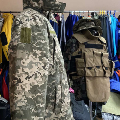 Куртка зимова піксель із капюшоном, бушлат піксель, Утеплена куртка камуфльована