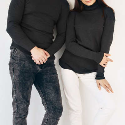 Гольф-водолазка утеплений колір чорний, гольф утеплений, гольф зимовий