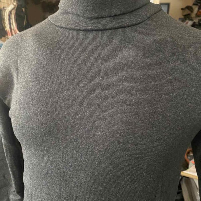 Гольф зима для охорони, колір темно сірий, гольф утеплений, гольф зимовий 3XL