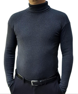 Гольф зима для охорони, колір темно сірий, гольф утеплений, гольф зимовий 3XL