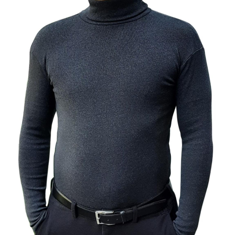 Гольф зима для охорони, колір темно сірий, гольф утеплений, гольф зимовий 3XL