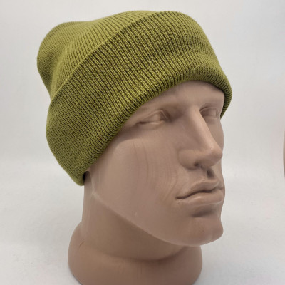 Шапка олівкова зимова, двойна з подворотом