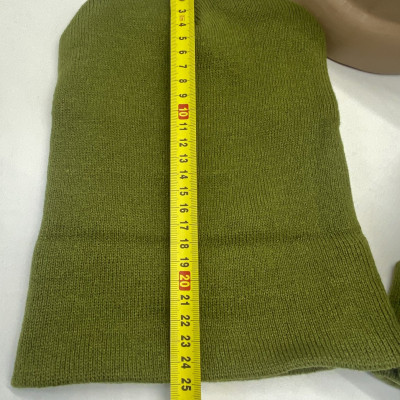 Шапка олівкова зимова, двойна з подворотом