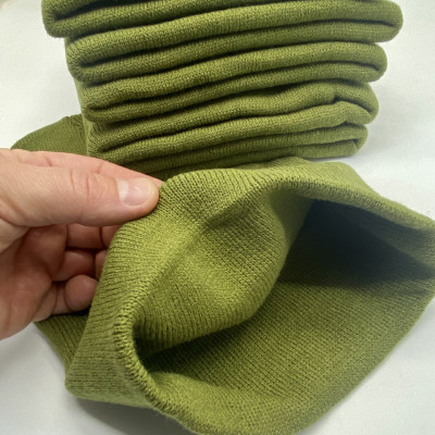 Шапка олівкова зимова, двойна з подворотом