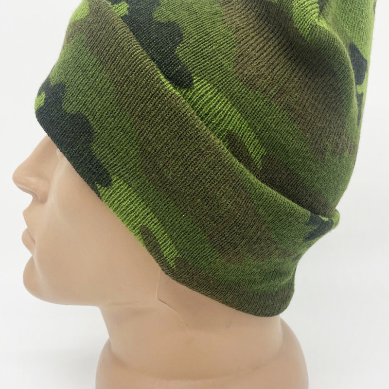 Шапка зимова, камуфльована з підворотом