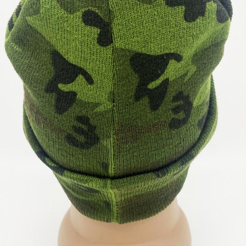 Шапка зимова, камуфльована з підворотом
