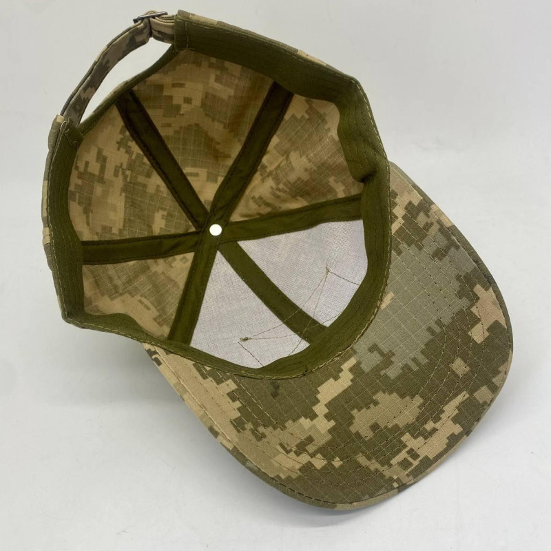 Кепка для військовослужбовців із липучкою, тканина колір піксель, кепка піксель