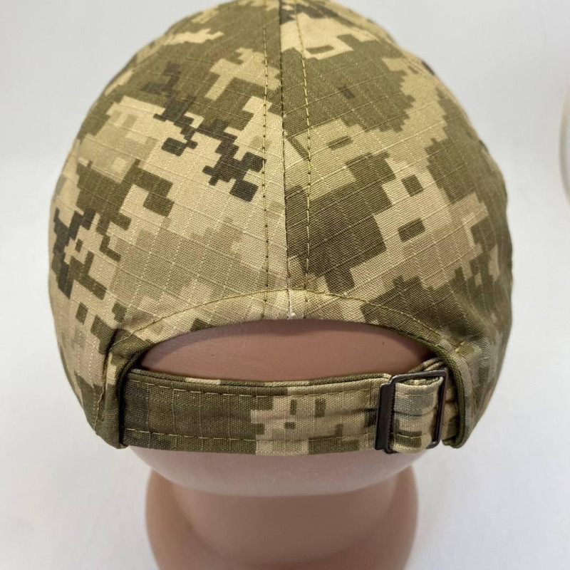 Кепка для військовослужбовців із липучкою, тканина колір піксель, кепка піксель
