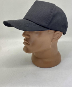 Кепка літня рипстоп, колір чорний, кепка чорна рип-стоп