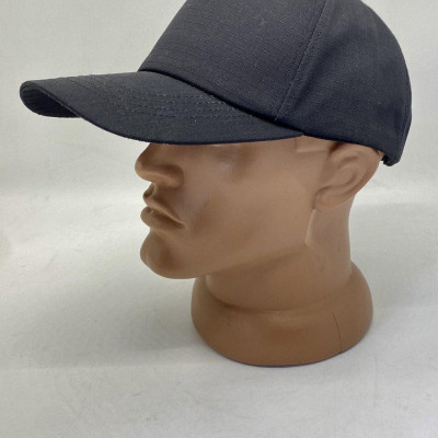 Кепка літня рипстоп, колір чорний, кепка чорна рип-стоп