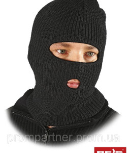 Шапка балаклава, в'язана з отвором