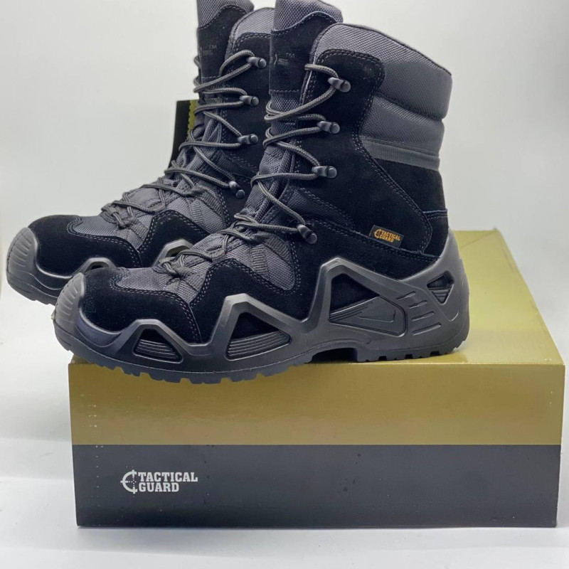 Черевики тактичні чорний TACTICAL GUARD, берці тактичні чорні