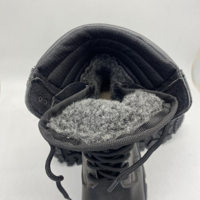 Берці ПАТРІОТ шкіряні, утеплені натур. хутро, підошва Поліуретан (45 розмір)