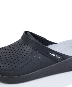 Крокси чоловічі Luck line  крокси мужские силикон  , стильные кроксы мужские, подошва пвх