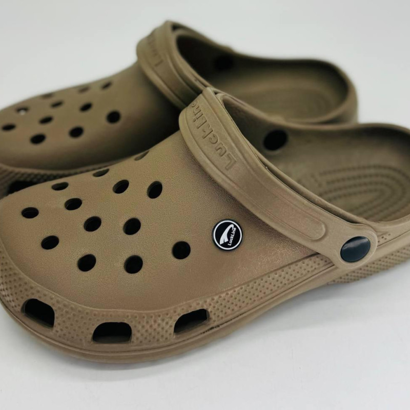 Крокси чоловічої Luckline ЄВА крокси чоловічі пінка, стильні крокси чоловічі койот