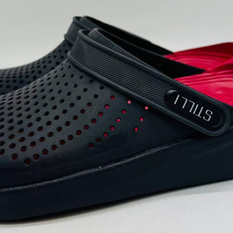 Кроксы сланцы STILLI колір чорний, шлёпанцы мужские, крокси чоловічі