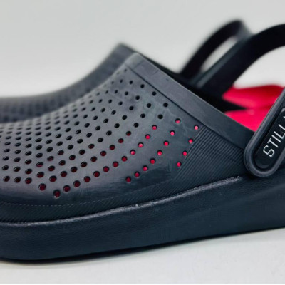Кроксы сланцы STILLI колір чорний, шлёпанцы мужские, крокси чоловічі