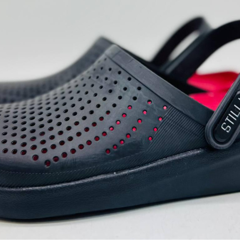 Кроксы сланцы STILLI колір чорний, шлёпанцы мужские, крокси чоловічі