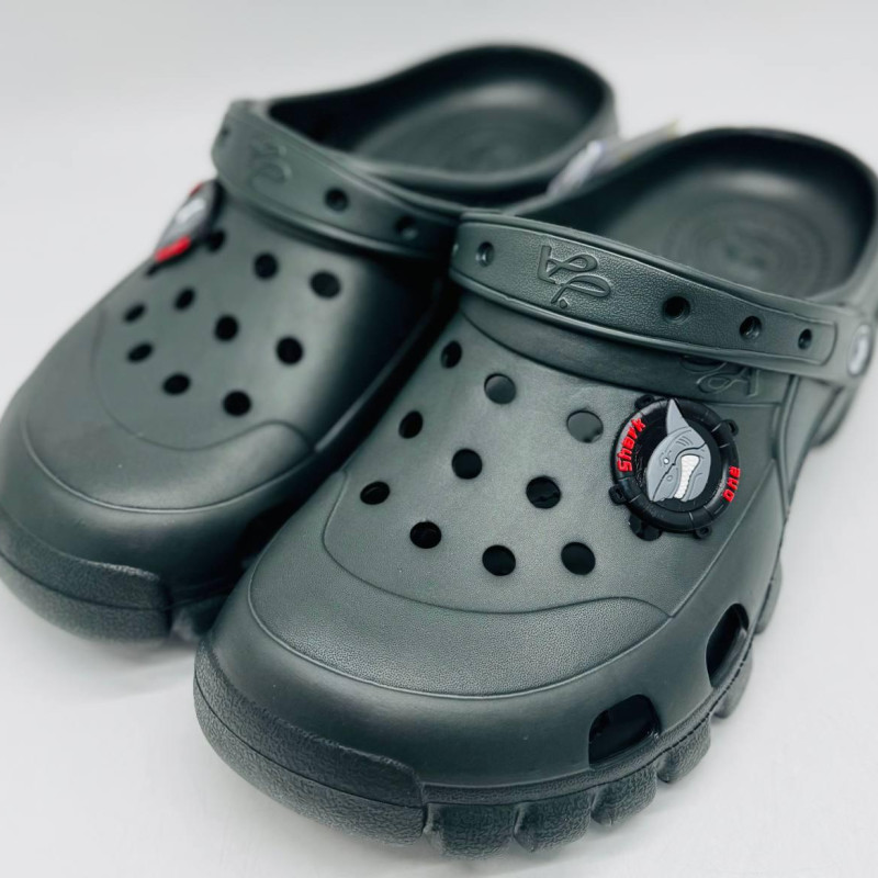 Кроксы сланцы Jose Amorales колір хакі, шлёпанцы мужские, крокси чоловічі