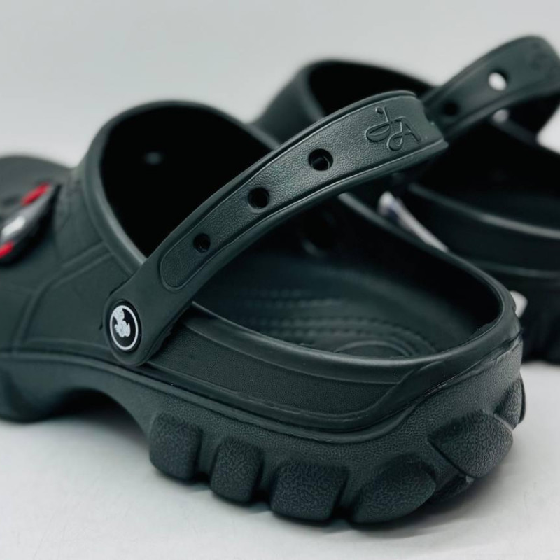 Кроксы сланцы Jose Amorales колір хакі, шлёпанцы мужские, крокси чоловічі