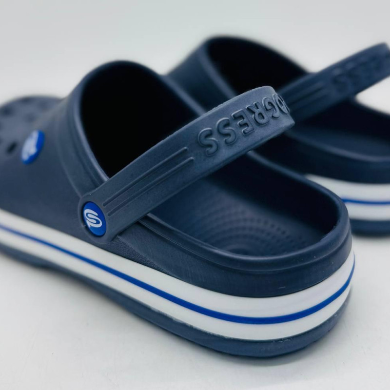 Крокси чоловічі сині PROGRESS, сланці EVA, шльопанці сланці тапочки, крокси progres