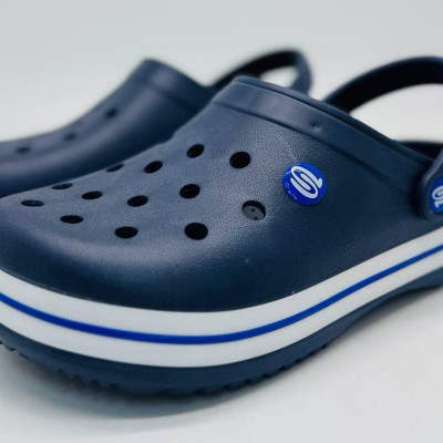 Крокси чоловічі сині PROGRESS, сланці EVA, шльопанці сланці тапочки, крокси progres