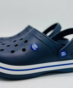 Крокси чоловічі сині PROGRESS, сланці EVA, шльопанці сланці тапочки, крокси progres