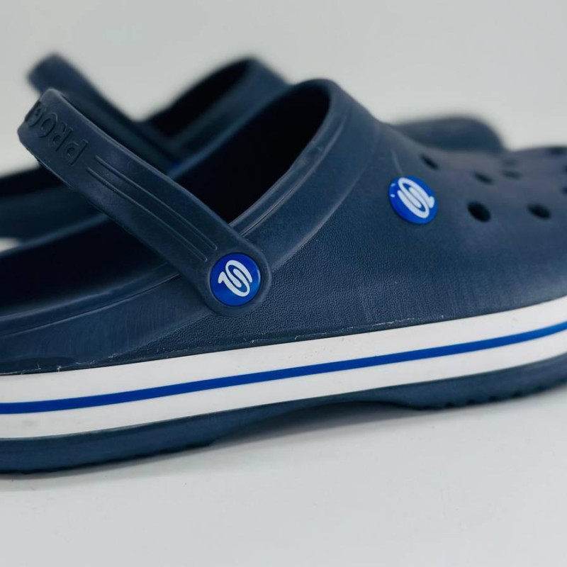 Крокси чоловічі сині PROGRESS , сланці EVA, шльопанці сланці тапочки