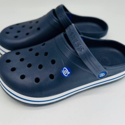 Крокси чоловічі сині PROGRESS , сланці EVA, шльопанці сланці тапочки