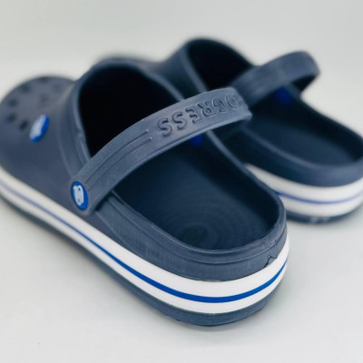 Крокси чоловічі сині PROGRESS , сланці EVA, шльопанці сланці тапочки