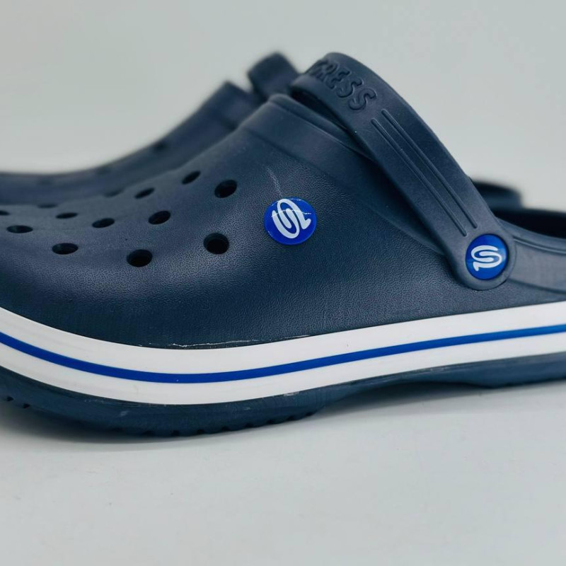 Крокси чоловічі сині PROGRESS , сланці EVA, шльопанці сланці тапочки