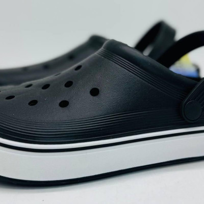 Крокси сланці DAGO колір чорні шльопанці чоловічі, крокси чоловічі