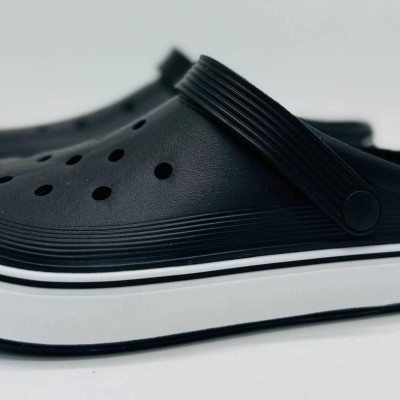 Крокси сланці DAGO колір чорні шльопанці чоловічі, крокси чоловічі