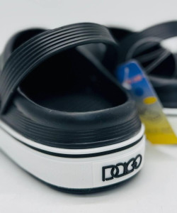 Крокси сланці DAGO колір чорні шльопанці чоловічі, крокси чоловічі