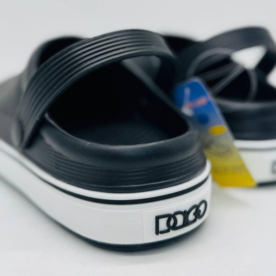 Крокси сланці DAGO колір чорні шльопанці чоловічі, крокси чоловічі