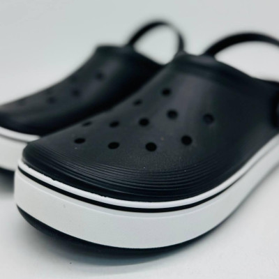 Крокси сланці DAGO колір чорні шльопанці чоловічі, крокси чоловічі